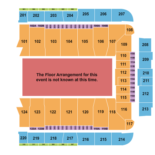 CFG Bank Arena Mana Seating Chart